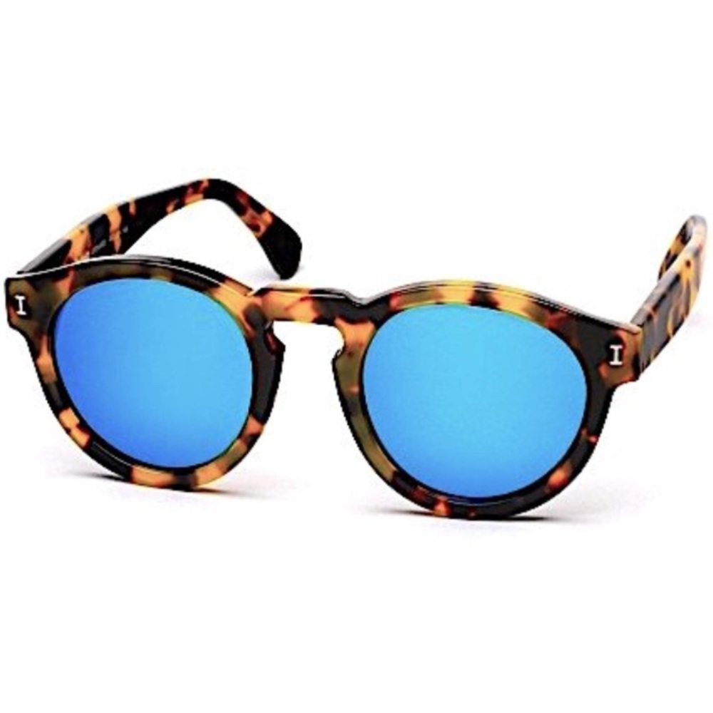 Ilesteva Leonard Blue Mirror Sunglasses